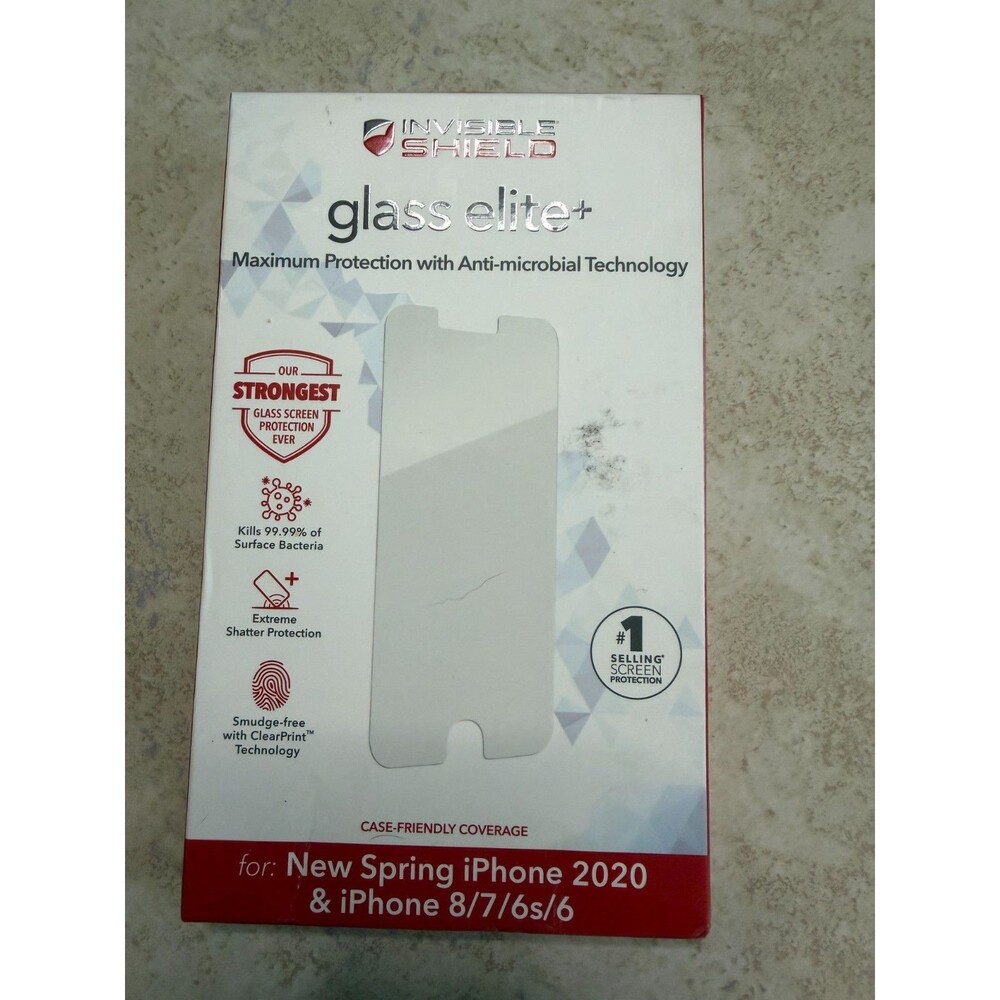 Invisible Shield Glass Elite+ for iPhones SE 2022/SE 2020/8/7/6S/6